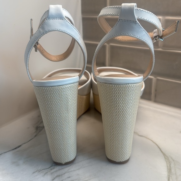 Copper Key Women’s NWOT White Square Toe Ankle Strap 7M Daybreak - Picture 8 of 12